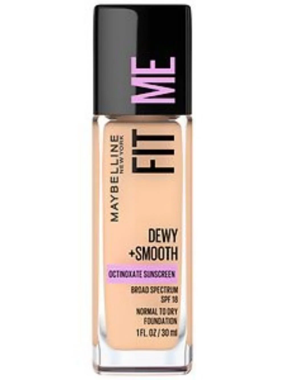 Maybelline Fit Me Dewy + Smooth Liquid Foundation Makeup with SPF 18  Classic Iv